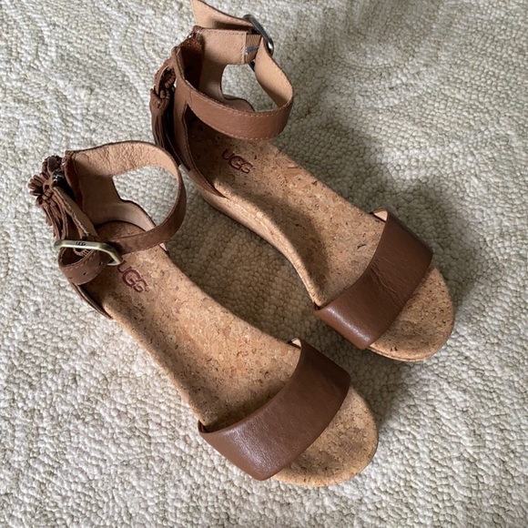 Ugg size 8 cork wedged heels! - Picture 2 of 6